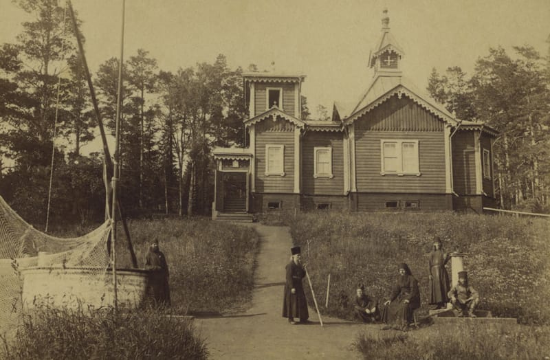 Ильинский скит. Спасо-Преображенский Валаамский монастырь, конец XIX – начало XX вв. Из коллекции Константина Бенедиктова-c