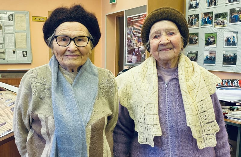 Ираида Самарина и Галина Сочилова