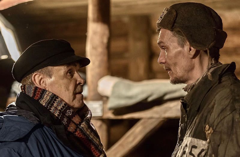 Глеб Панфилов на съемках ОДИН ДЕНЬ ИВАНА ДЕНИСОВИЧА-c