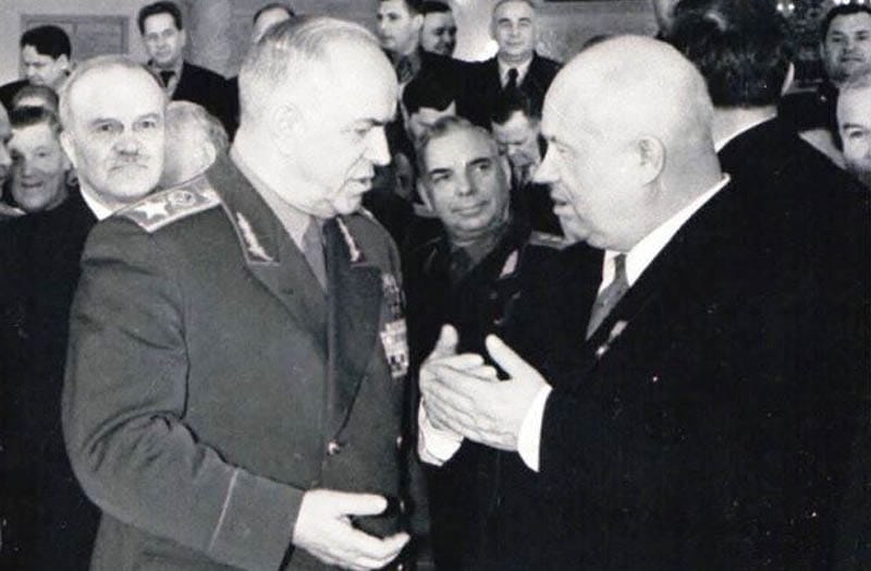 Хрущев и Жуков