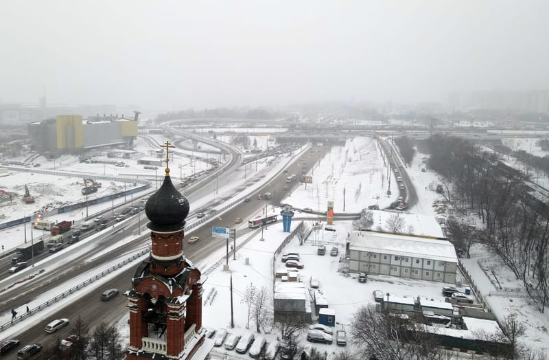 Транспортная развязка Волоколамского шоссе с МКАД