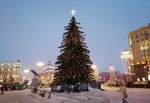 Москва новый год зима подсветка mospravda.ru