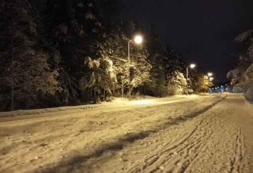 ночь, зима, фонарь, Фото Анастасии Ширяевой