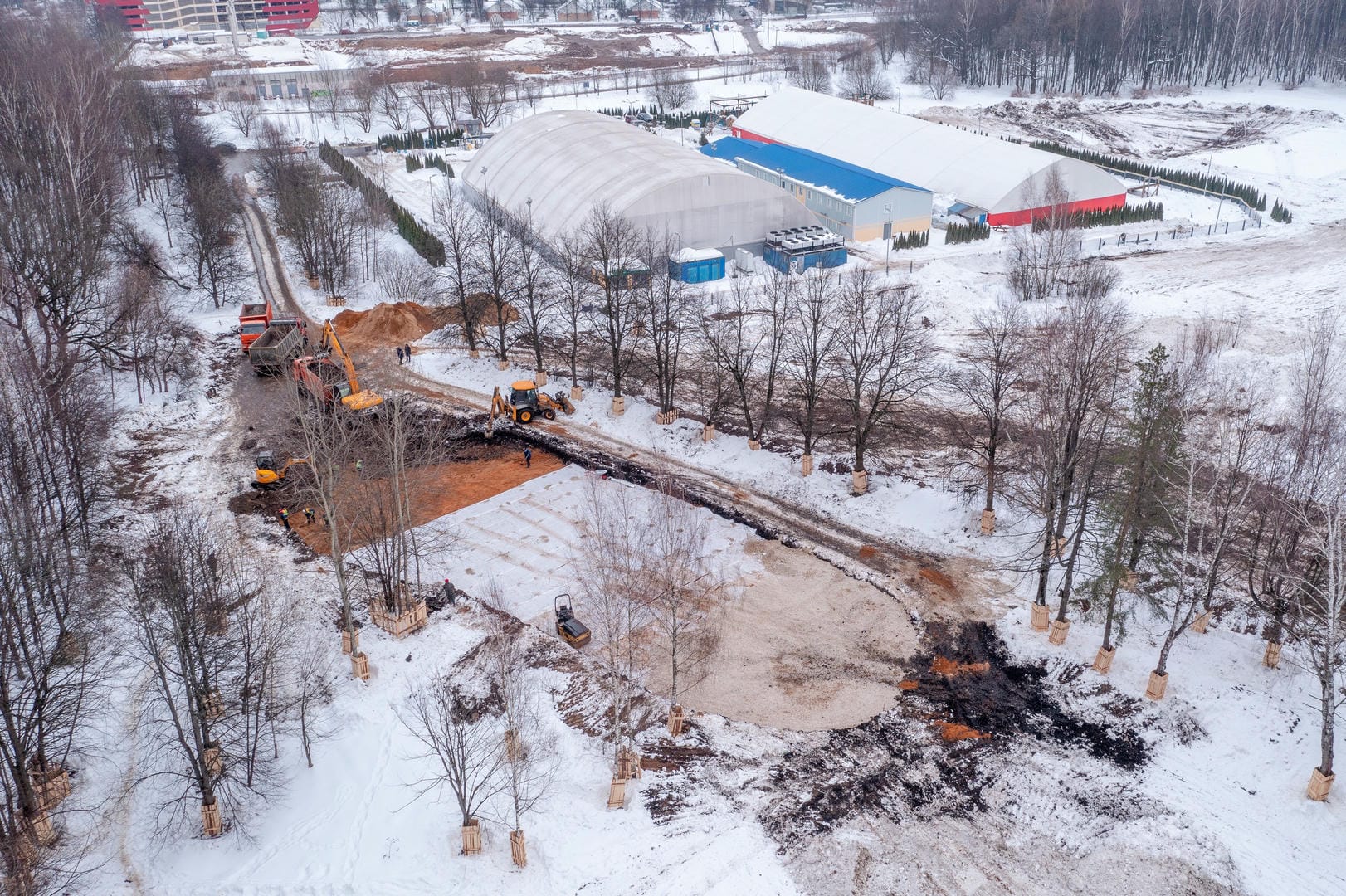 стройка, кордодром, фото ДКР