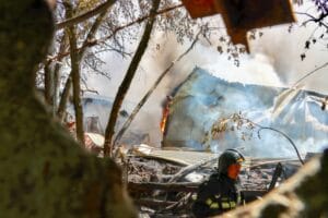 пожар на Каширском шоссе