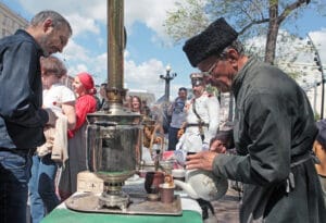 самовар, ретро, старая москва