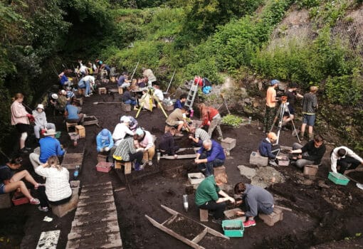расколки, археология