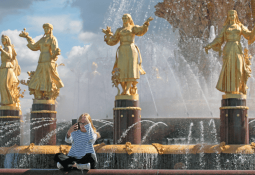 вднх, лето, фонтан, фото Михаил Ковалёв