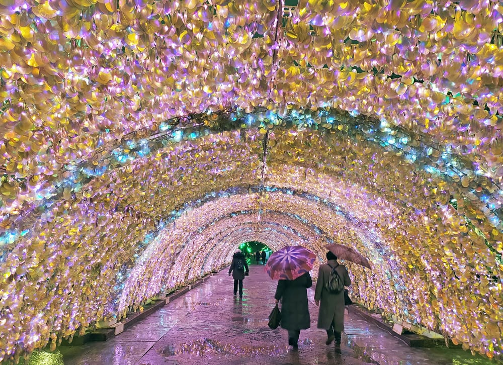 Новый год полсветка Москва празник 2023 Фото Михаила Ковалёва