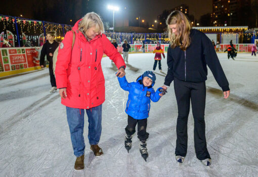 каток лед зима Фото: MOS.RU