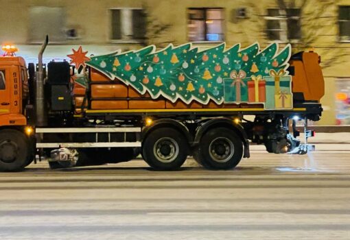 уборка снега, фото Наталия Бахарева