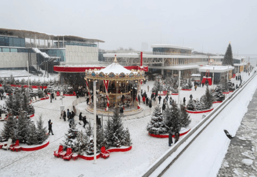 парк горького новый год набережная