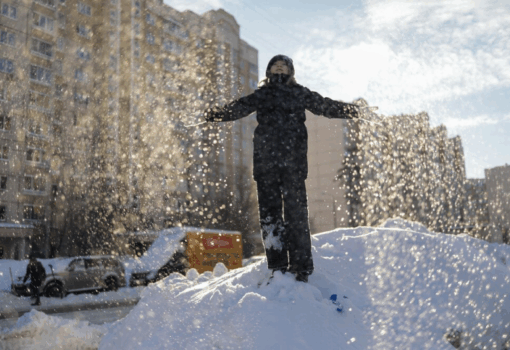 зима, снег, Фото агентства «Москва»