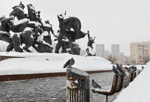 зима, снег, 1905 года, Фото Сергея Киселева / агентство «Москва»