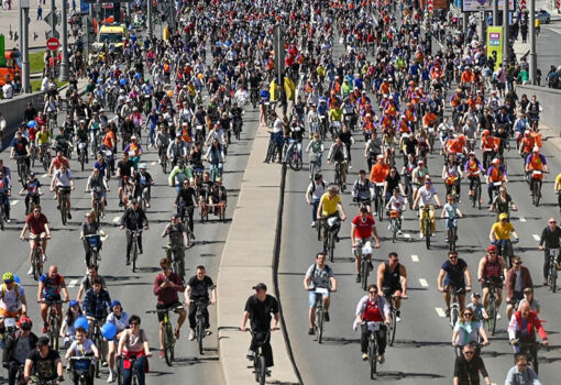 Велофестиваль весна спорт Фото: MOS.RU