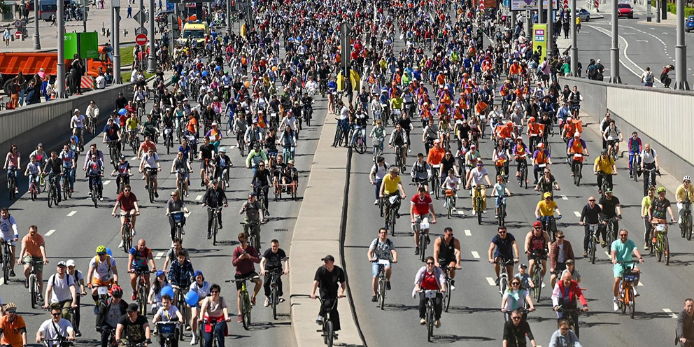 Велофестиваль весна спорт Фото: MOS.RU