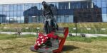 Памятник Юрию Никулину установлен в районе Аэропорт