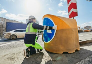 Почти 1600 буферов безопасности заменят на дорогах Москвы