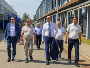 Делегация департамента ЖКХ посетила реконструированные очистные сооружения
