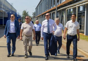 Делегация департамента ЖКХ посетила реконструированные очистные сооружения