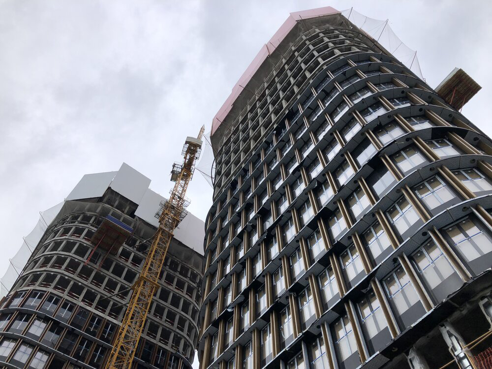 дом стройка Фото Мобильного репортера / агентства «Москва»